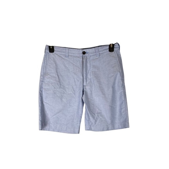J.Crew Men’s Blue Cotton Chambray Shorts Size 30 Waist 9” Inseam - Picture 1 of 8